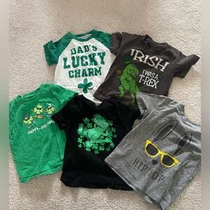 Toddler Boy 3T St. Patrick’s Day & Easter shirts